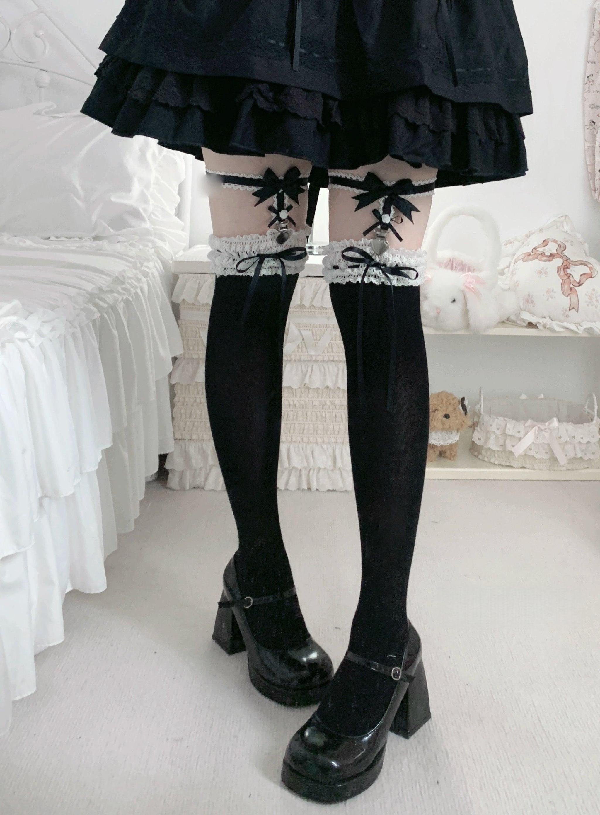 Gentle Town - Sweet Lolita Cotton Calf Socks, Ankle Socks 37510:850967