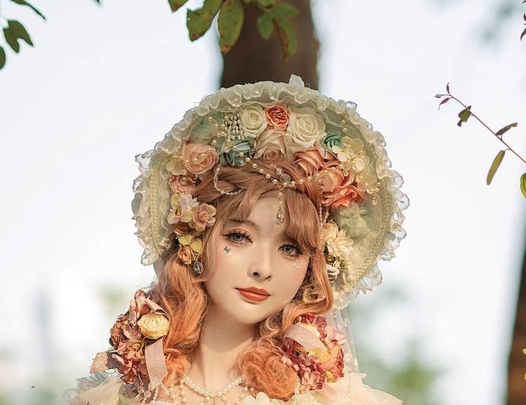 Cat Fairy~Wedding Lolita BNT Hair Accessory Necklace Parasol   