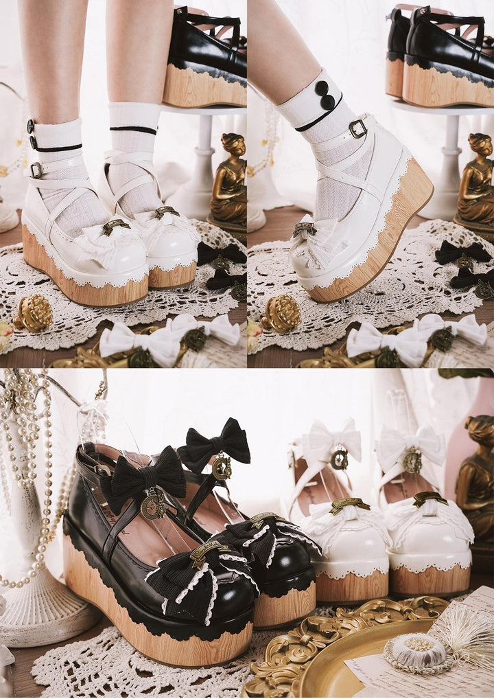 MODO~Hide and Seek~Kawaii Lolita Platform Shoes Thick Sole Shoes