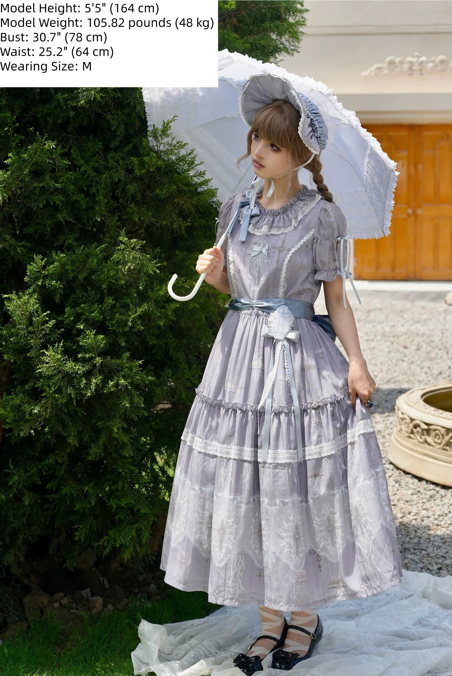 Moonlit Sea Realm - Cotton Lined Classic Lolita OP and JSK Dress, Jellyfish Print 45508:850450