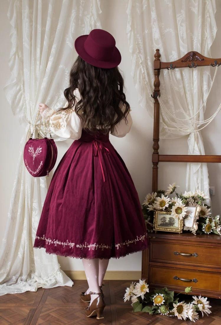 Twin Trees' Celestial Glow - Classic Lolita Bust-Supporting JSK, Plus Size 44508:810888