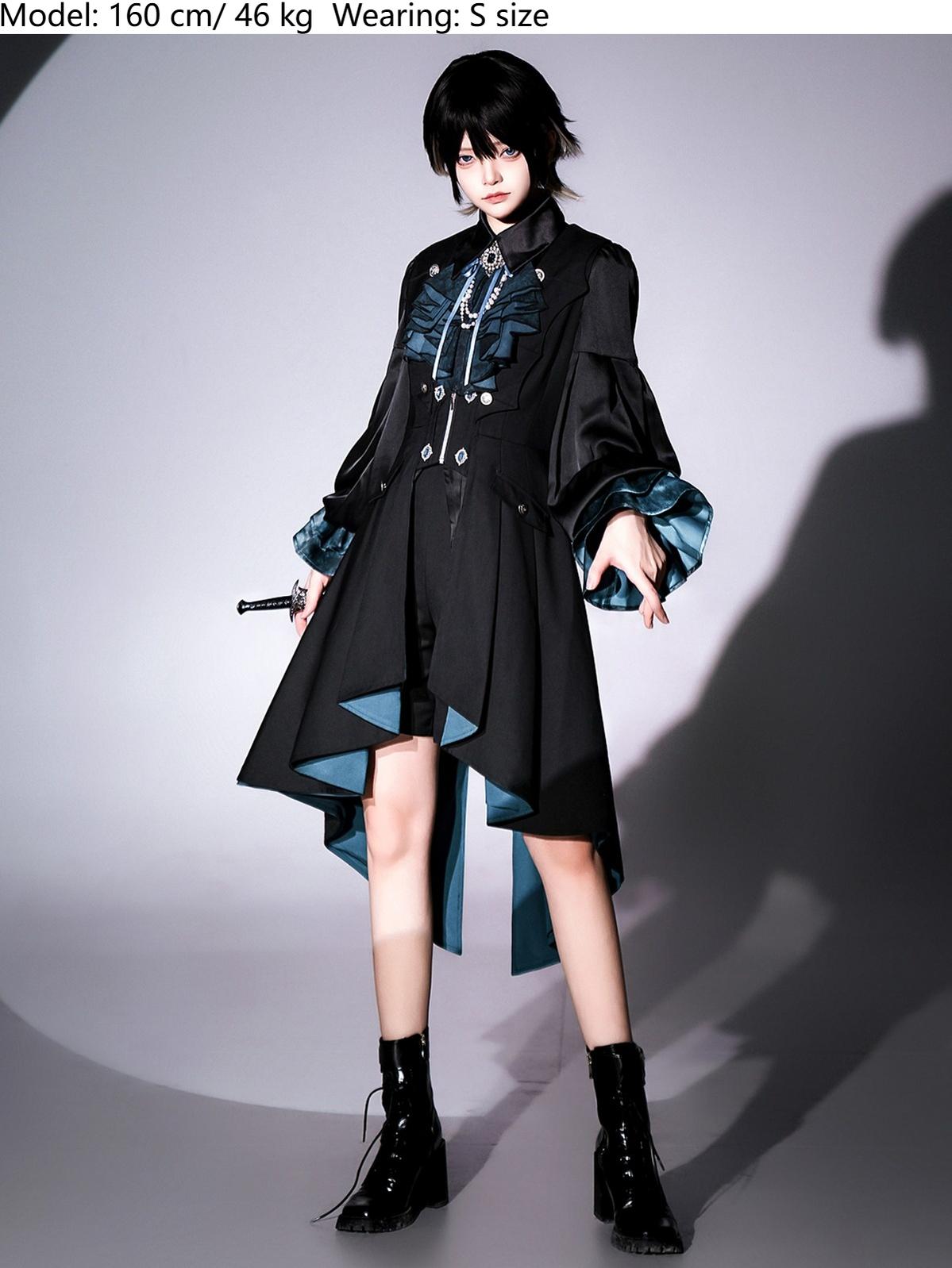Designer's Gift - Mystique Melody - Ouji Lolita Shorts, Prince Long Vest 42738:751494