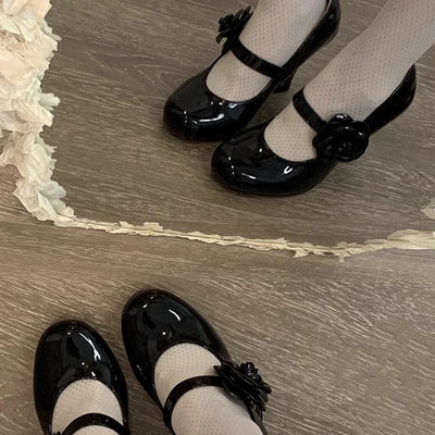 Bingo Lulu~Retro Sweet Lolita Shoes Mary Jane Lolita High Heels   