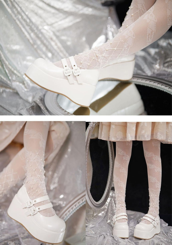 MODO~Sweet Lolita Platform Shoes Multiple Colors Elevated Shoes