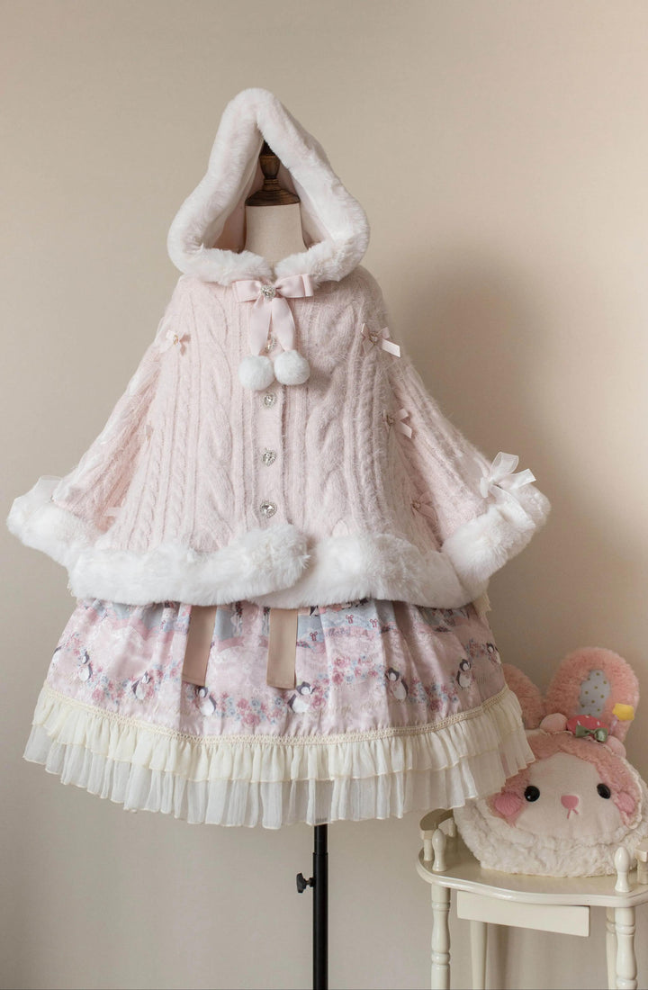 MIST~Sweet Bliss~Sweet Lolita Cape Winter Lolita Sweater Coat