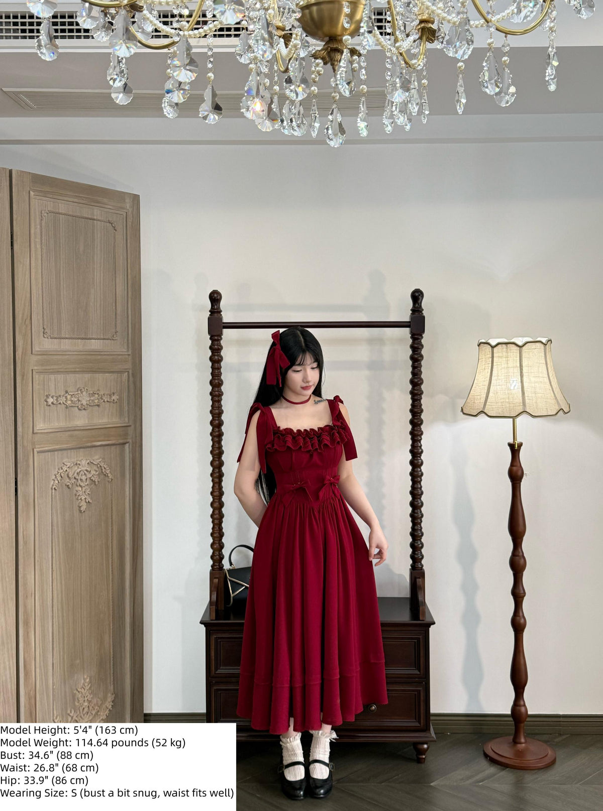 Kiss of Nyx 2.0 - Plus Size Classic Lolita Solid JSK Dress, Boned Waist 45947:869578