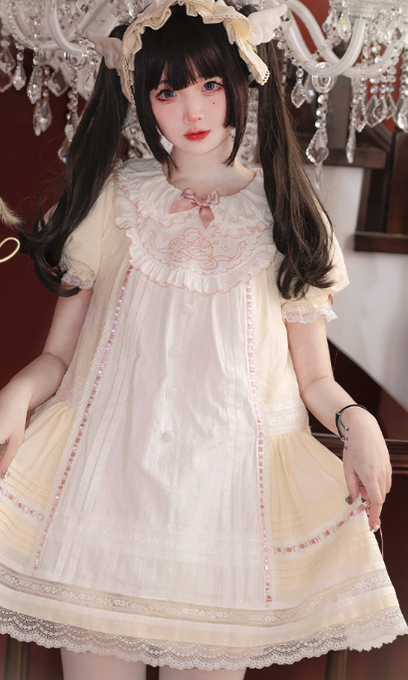 Spireme Cat~Lolita Kawaii Doll Sense Dress   