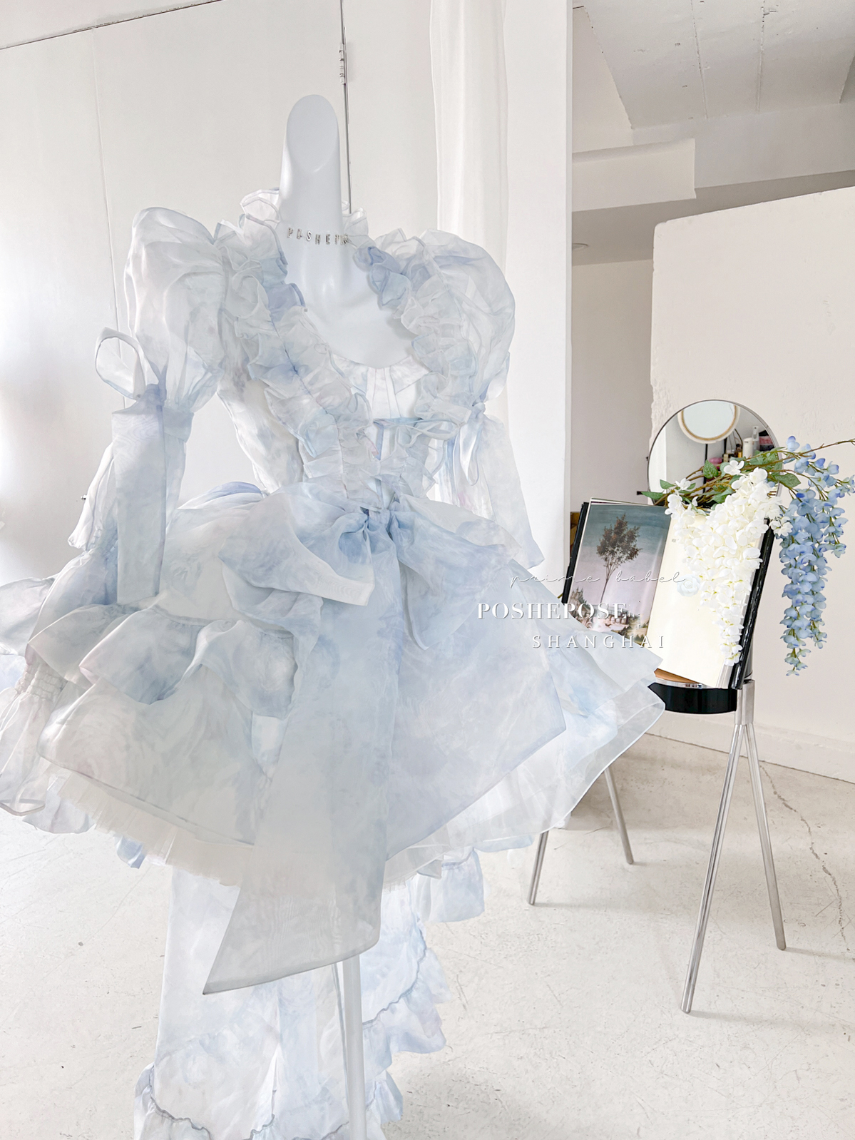 (BFM)PoshePose~Elegant Lolita JSK Dress Princess Dress XS Short Shawl 