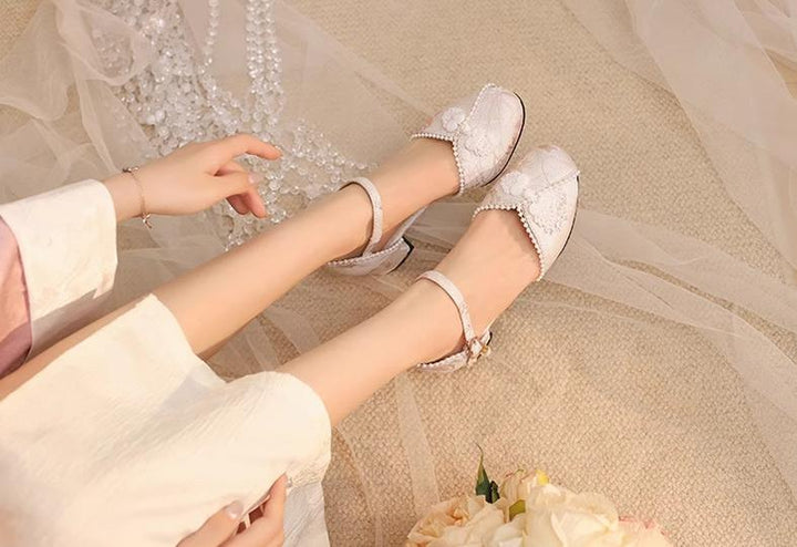 Yana~Heart Jade Yana~Qi Lolita Shoes Chunky Heels   