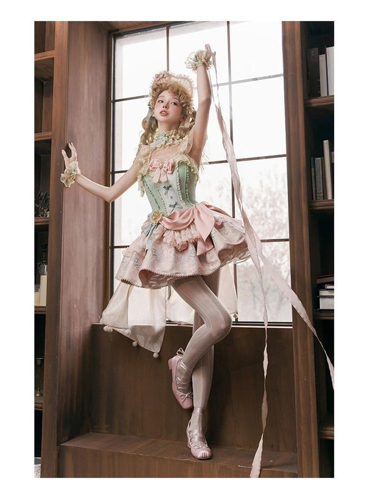 Nikki Tomorrow~Deer Dreaming~Sweet Lolita JSK Bodice Dress with Detachable Straps