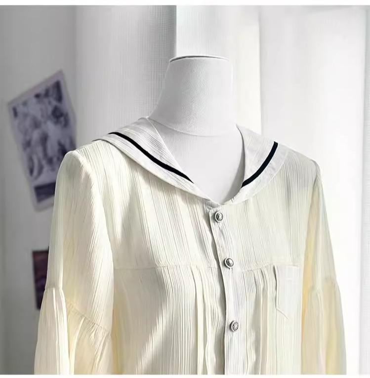 CastleToo - Street Whistle - Bishop Sleeve Ouji Lolita Sailor Blouse, Suspender Shorts