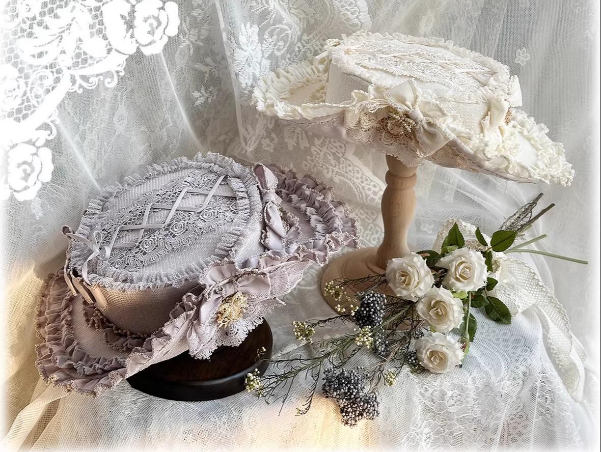 Elegant Lolita Hime Sleeve Blouse, Rose & Butterfly Button
