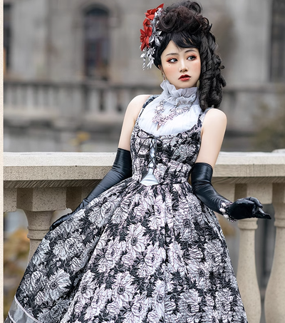 Neo Ludwig~Miss Pepper~Elegant Lolita Flowers Small Bonnet   