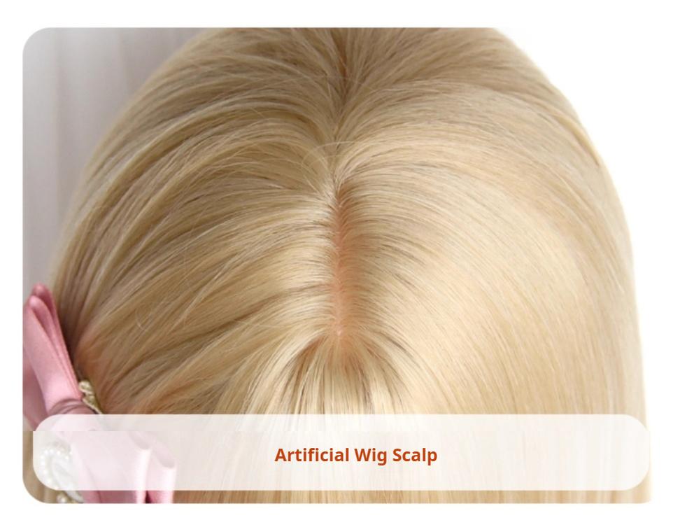 Sinwavy~55CM Blonde Lolita Curl Wig Detachable Double Ponytail