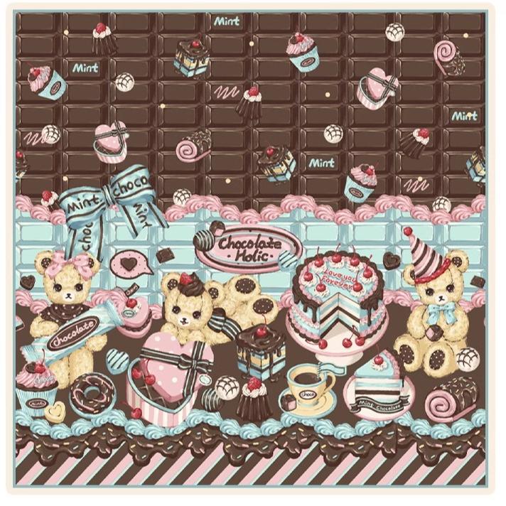 Sweet Dream Sheep~Chocolate Bear~Sweet Lolita Salopette High Waist Dress   