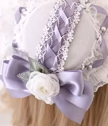 Xiaogui~Elegant Lolita Headdress Bow KC Cuffs Hairpins   