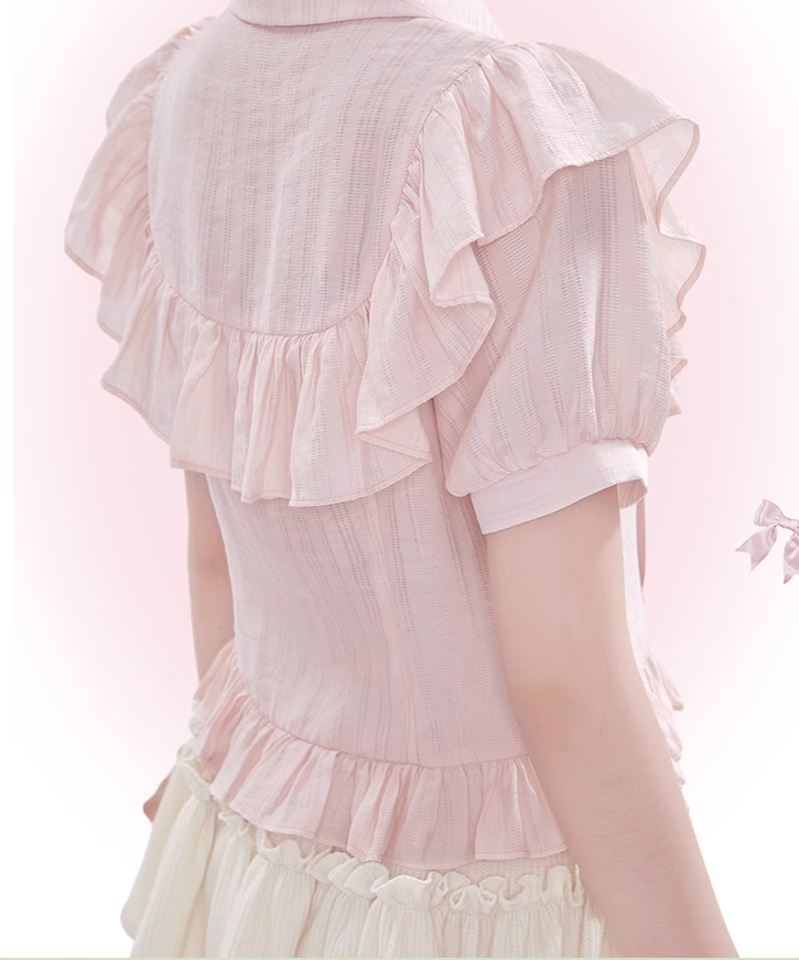 Tan Tuan~Sweet Lolita Short Sleeve Shirt Suit Multicolors   