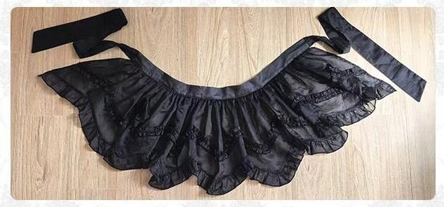 Mystic Crow - Gothic Lolita Crow Printed JSK Dress with Adjustable Straps Overlay Only (choose one size) One Size