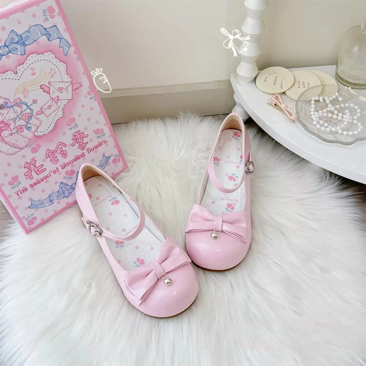 Dingbell Bunny - Sweet Lolita Round Toe Shoes, Cat Paw Heel (34 35 36 37 38 39 40 41) 45672:858070