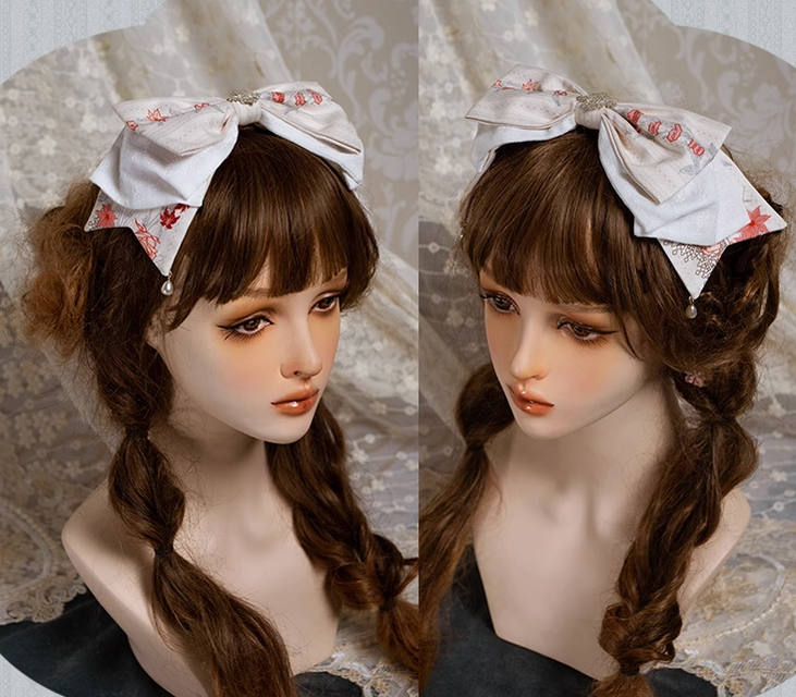 Neo Ludwig~Under the Rose~Elegant Lolita KC and Hairband Multicolors KC beige 
