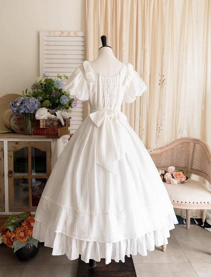 Forest Wardrobe~Forest Gallery~Country Lolita OP Dress Elegant Tencel Dress   