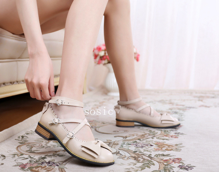 Sosic~Sweet Lolita Low Heel Shoes Multicolors   