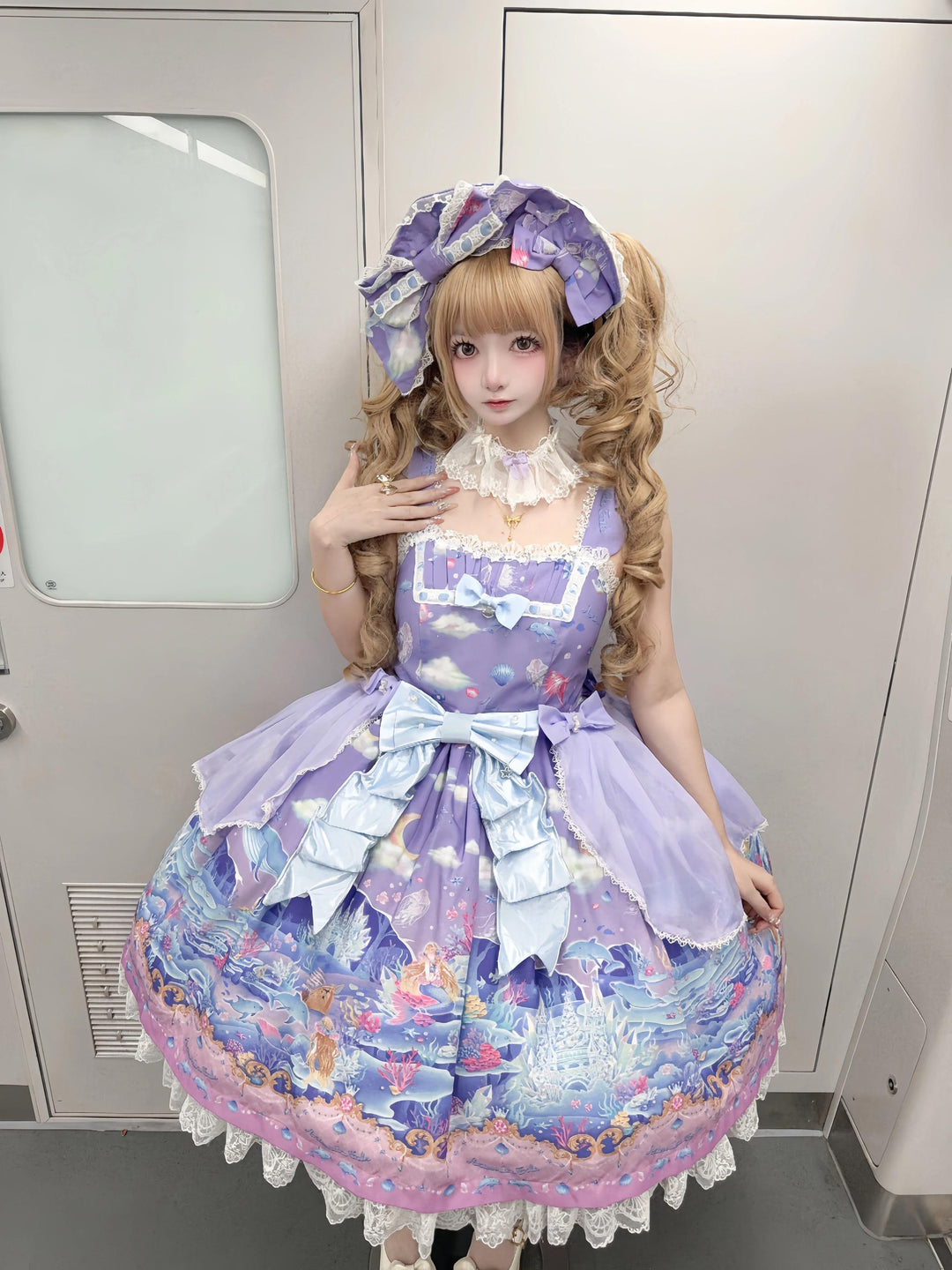 Artemida Tale - Daughter of the Sea - Sweet Lolita Undersea World Print Headdress Set 43360:774497