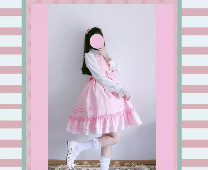 Strawberry Witch~Sweet Lolita JSK Multicolored Lolita Dress 40606:668426