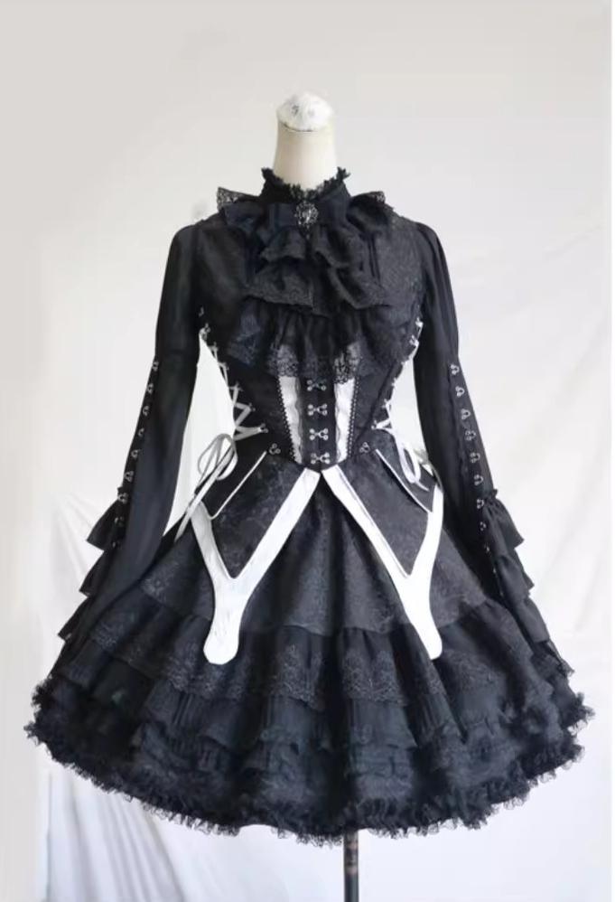 (BFM)MILU ORIG~Herbarium~Gothic Lolita Skirt Set Vest Blouse Multicolors   