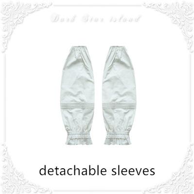 Dark Star Island~Kawaii Lolita Dress OP Blouse SK Set Free size Add off-white shirt sleeve 