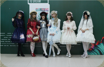 Chess Story~Peachblossom And Snow~Elegant Lolita Printed SK Dress   
