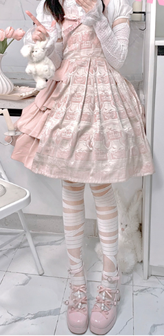 Pure Tea For Dream - Sweet Lolita Platform Pearl Bow Shoes