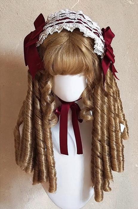 Lolita Roman Roll Wig, Shape-Resistant Fiber 44970:830366