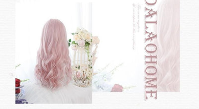 Dalao Home~Strawberry Bobo ~Japanese Long Curly Lolita Wig   