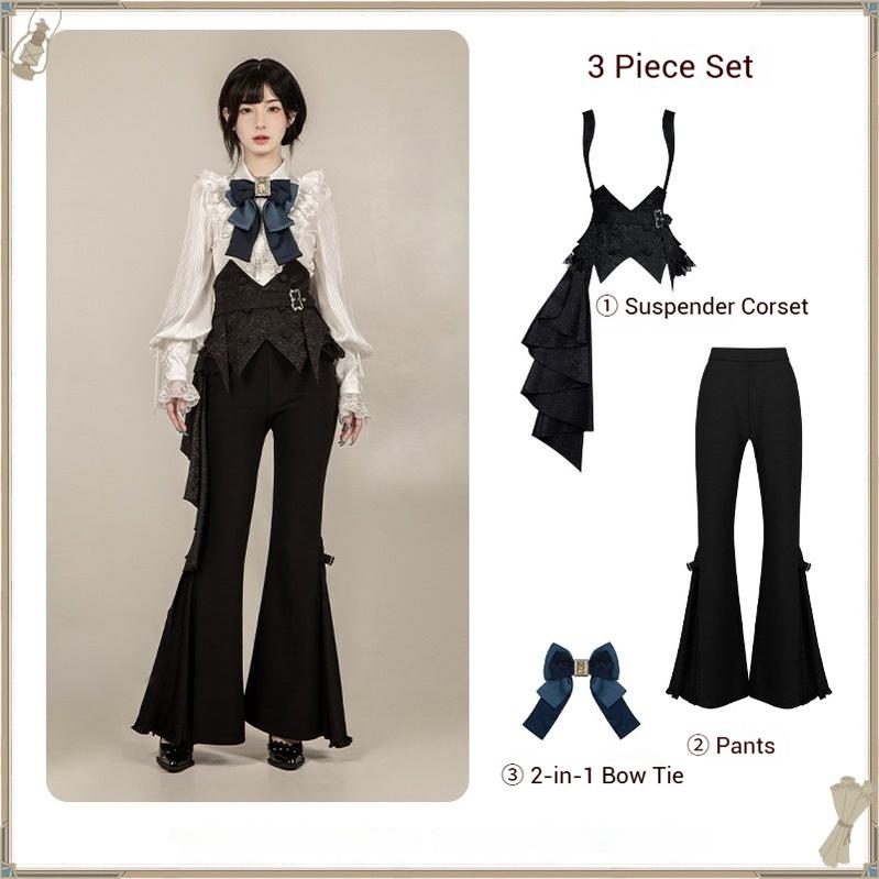 With PUJI~Hunter of Gold~Ouji Lolita Shorts/Pants Outfit Twins Set (L M S) 42926:762174