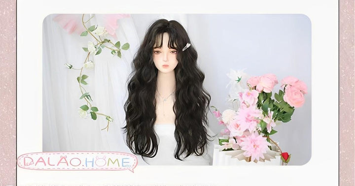 Dalao Home~Fallen~Lolita Curly Wigs Wool Roll Long Hair   