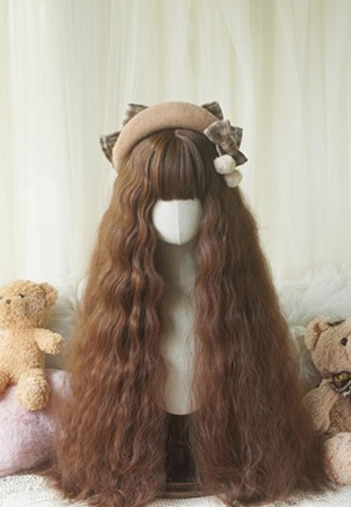 Imperial Tea~Sweet Lolita Wig 80cm Woolly Curls Wig   