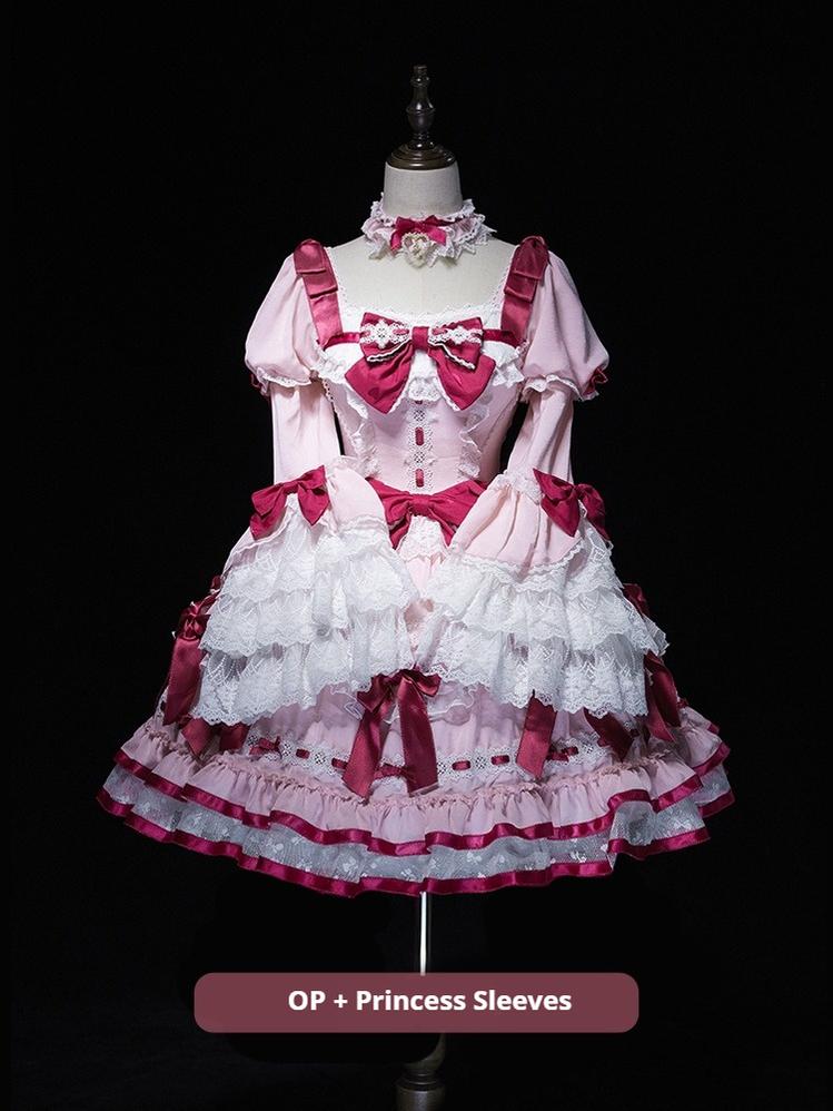 Mewroco - Berry Forest - Sweet Lolita Short-sleeved OP Dress and Matching Accessory (L M S XL) 42596:748502