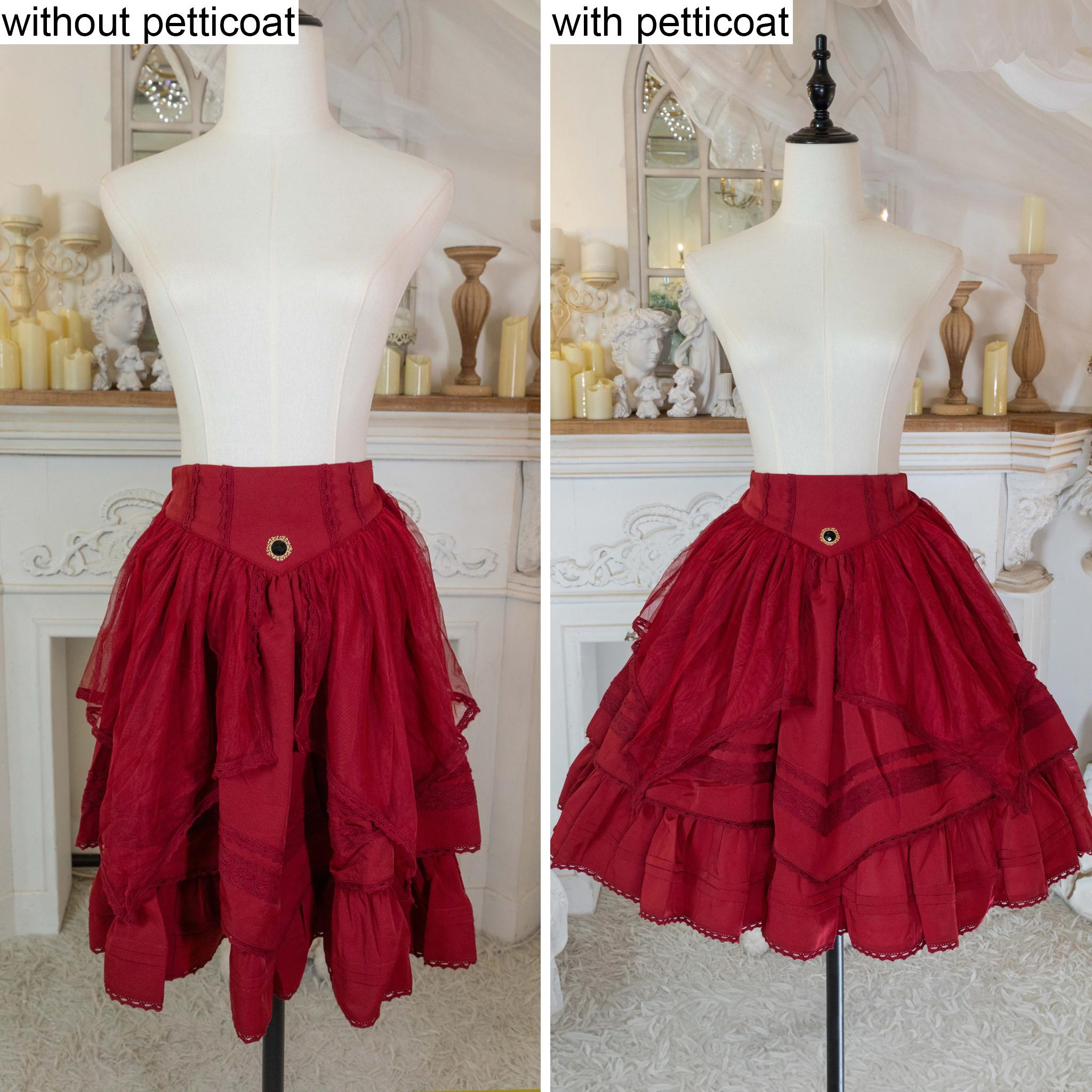 Noloria by 42Lolita - 17.7" (45 cm) Organza Lolita Puffy Petticoat