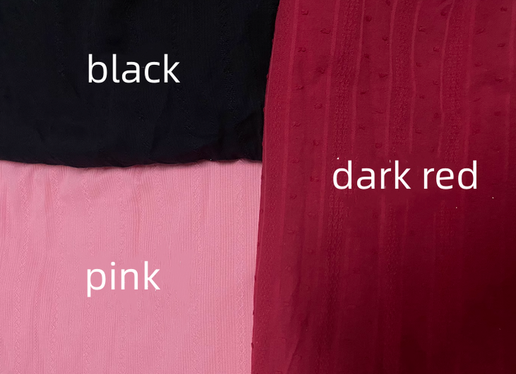 Little Dipper~Daily Lolita Solid Color Dress Set Multicolors free size black short sleeve shirt 