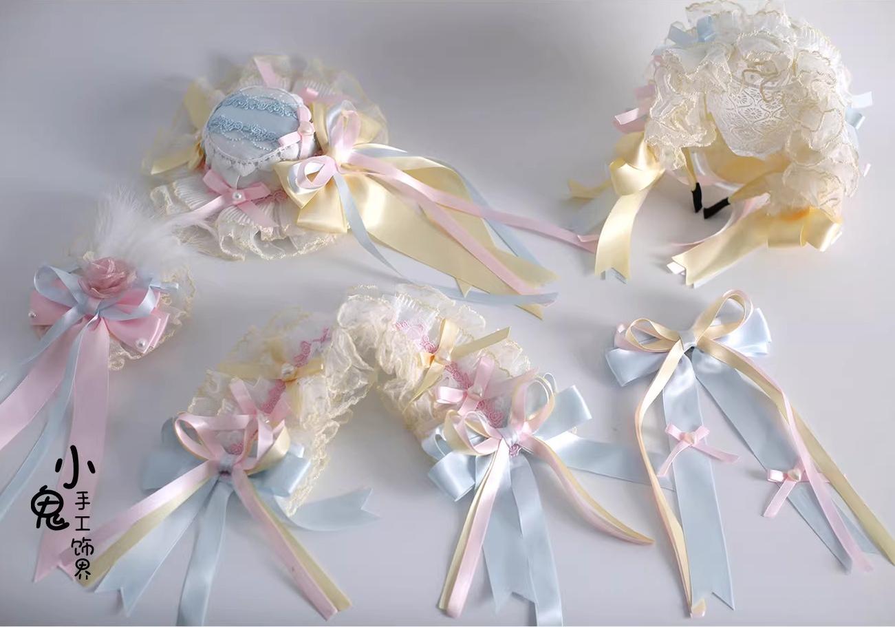 Candy Color Lolita Headdresses, Hair Clips