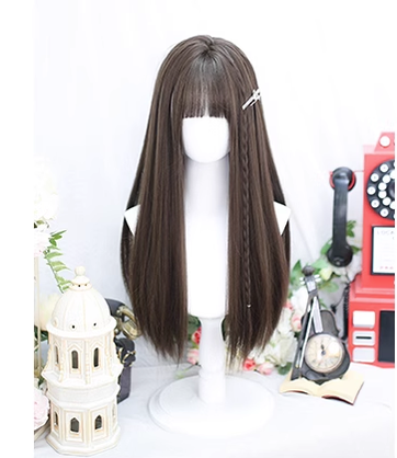 Dalao Home~Gentle Daily Lolita Long Curly Wig   
