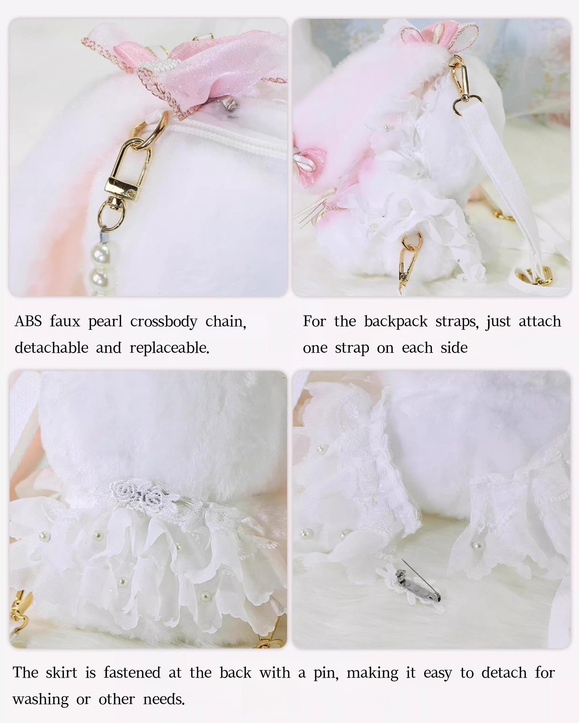 Plush Lolita Bag, Cute Bunny Shape 44456:809599