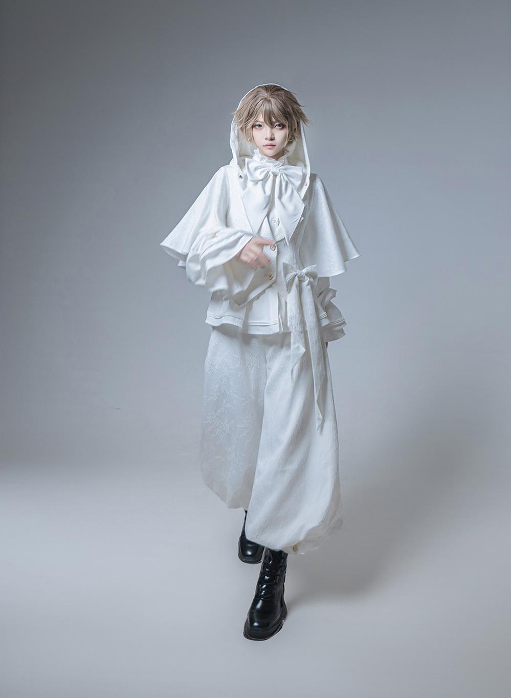 Handsome Ouji Lolita Coat Rabbit Ears Shorts Set