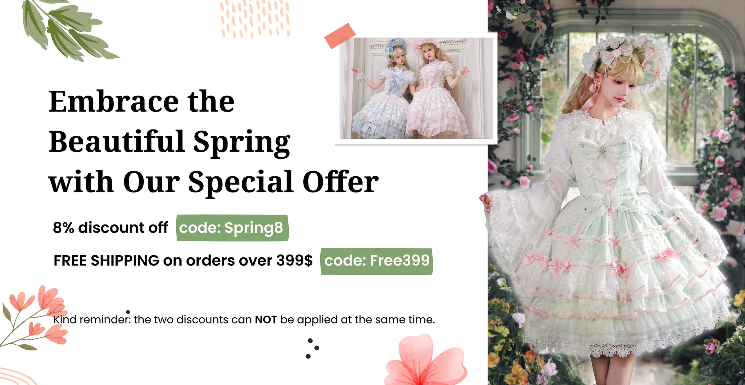 Hanguliang~Sweet Tea Party~Kawaii Lolita JSK Puppy Printed Dress with Sash