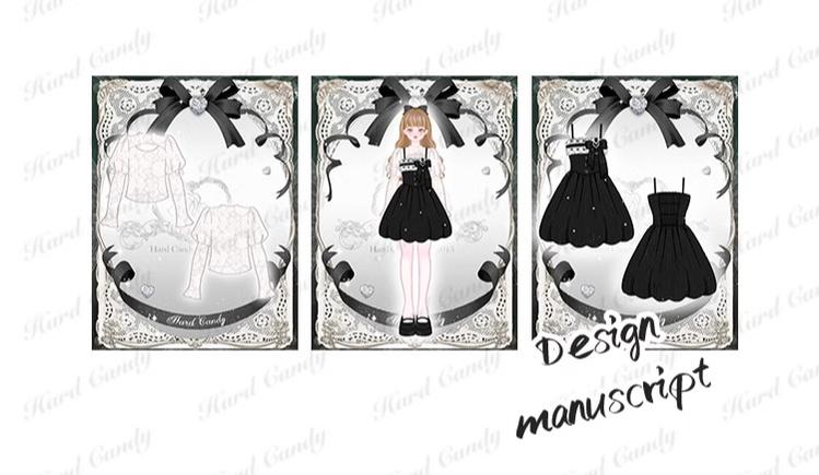 Yingtang~Plus Size Elegant Velvet Lolita Bud Dress Set   