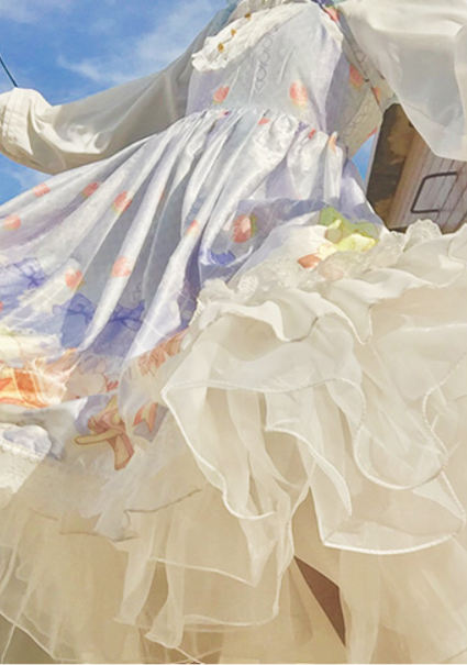 Manyiluo - Cosplay Medium-length Boneless Lolita Petticoat