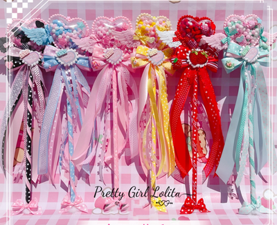 Pretty Girl Lolita~Angel Love Wings~Sweet Lolita Cane 45 cm Photo Props Wand   