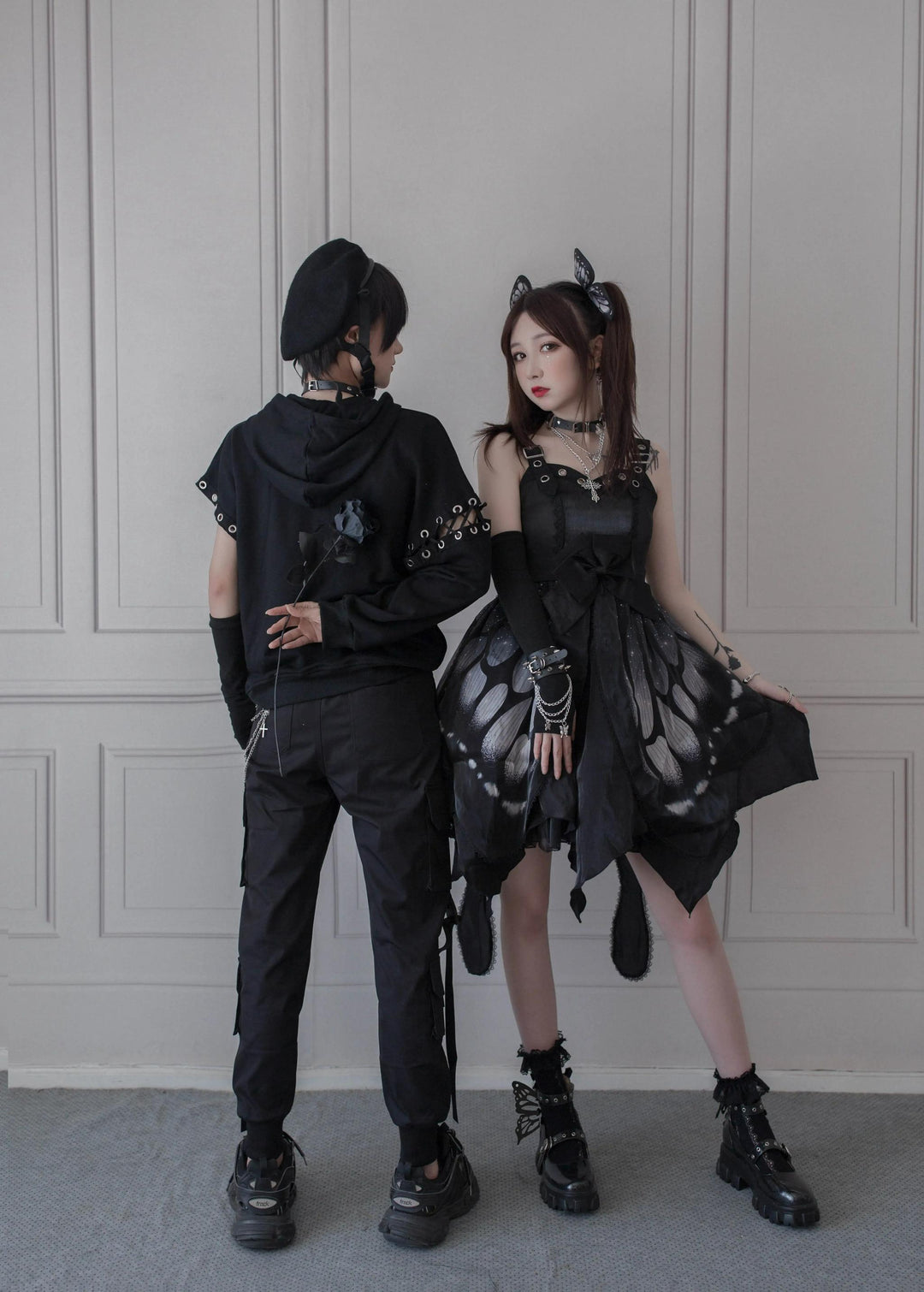 Star Fantasy~Butterfly Effect Normal Waist JSK Punk Dress