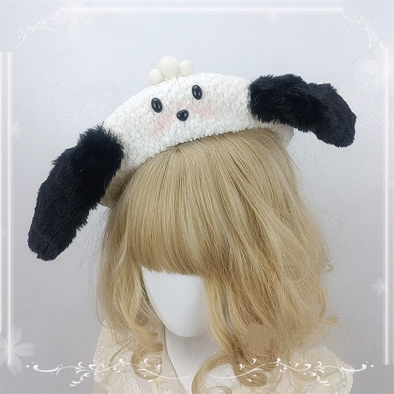 Cocoa Jam~Cute Lolita Beret Dog Ear Kids Adult Hat   